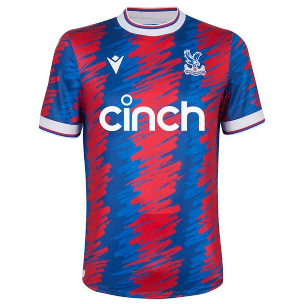 Fussballtrikots Crystal Palace Heim 2022-2023 Rote Blau